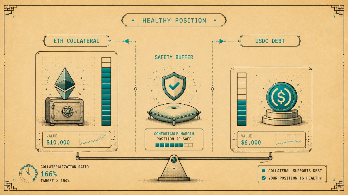 Illustration: LTV, Health Factor, and Liquidation Risk