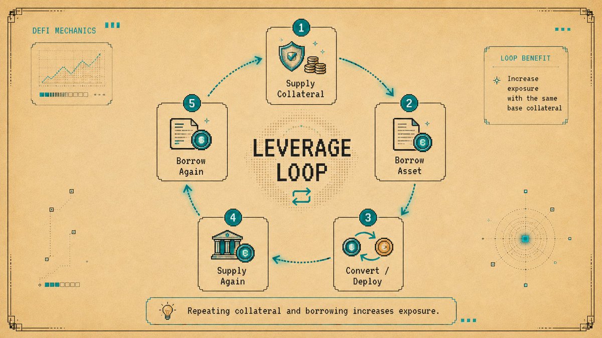 Illustration: Leverage in DeFi: How Borrowing Can Amplify Risk